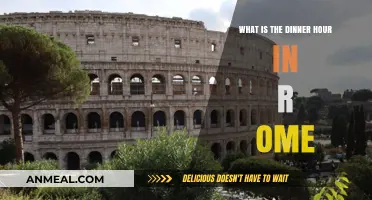 Rome's Dinner Hour: When and Why Italians Dine Late