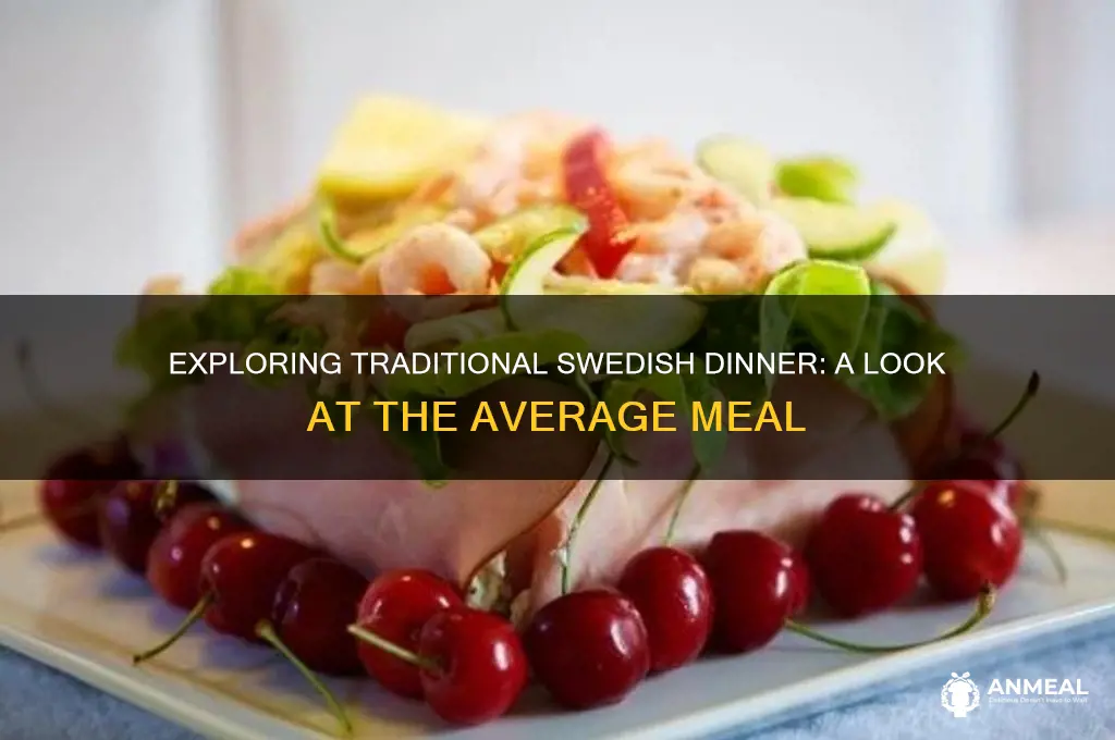 what is the dinner meal for the average swedish person
