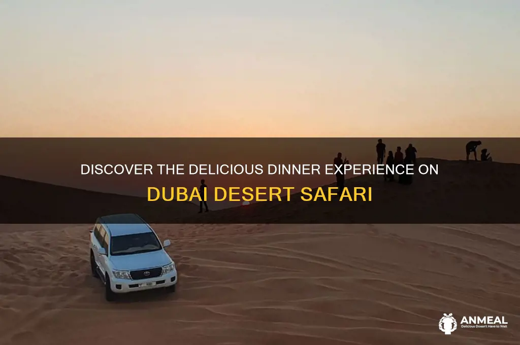 what is the dinner on dubai desert safari