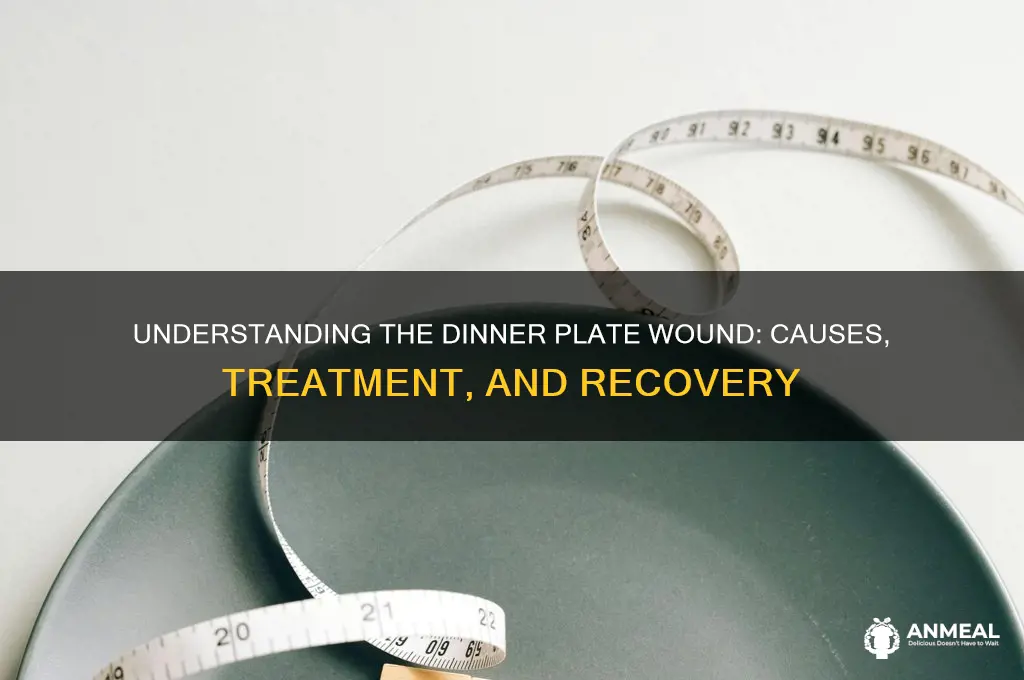 what is the dinner plate wound