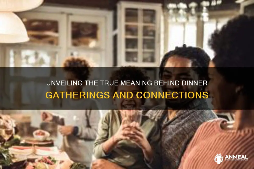 what is the dinner really about