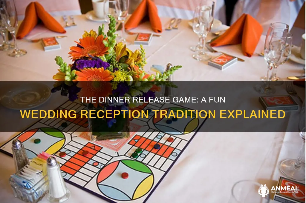 what is the dinner release game at a wedding reception