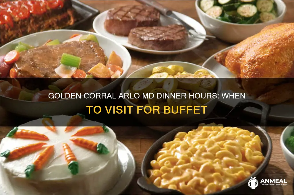 what is the dinner time for golden corral arlgo md