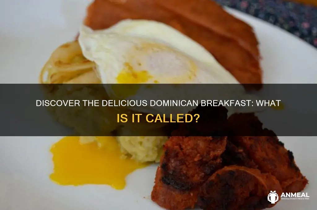 what is the dominican breakfast called