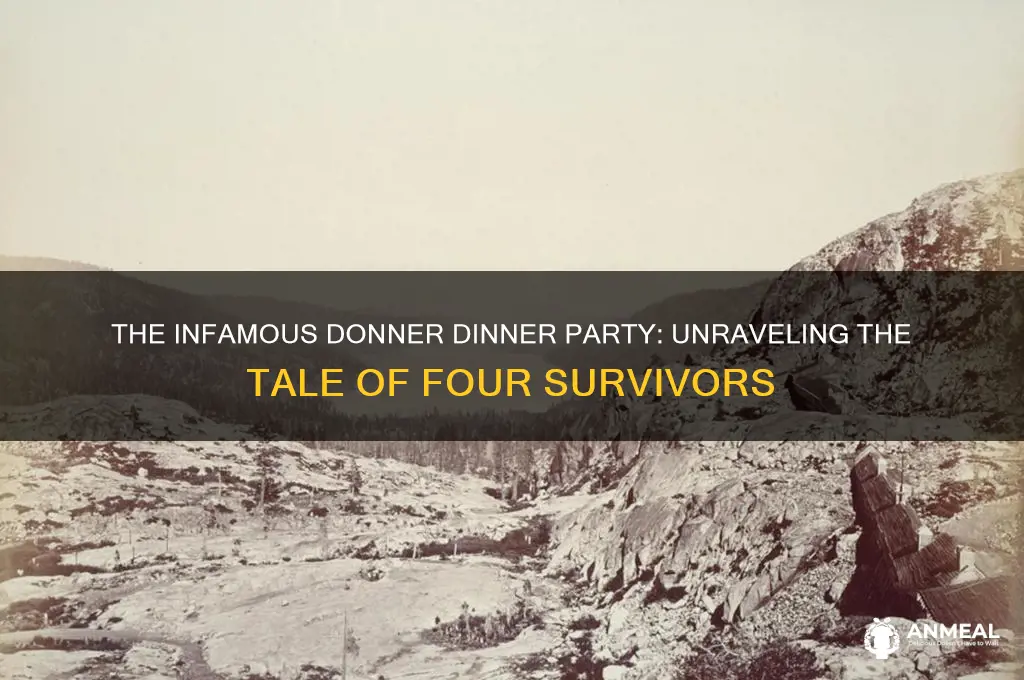 what is the donner dinner party 4 people