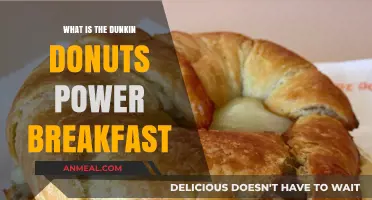 Dunkin Donuts Power Breakfast: Fuel Your Day with Energy & Taste