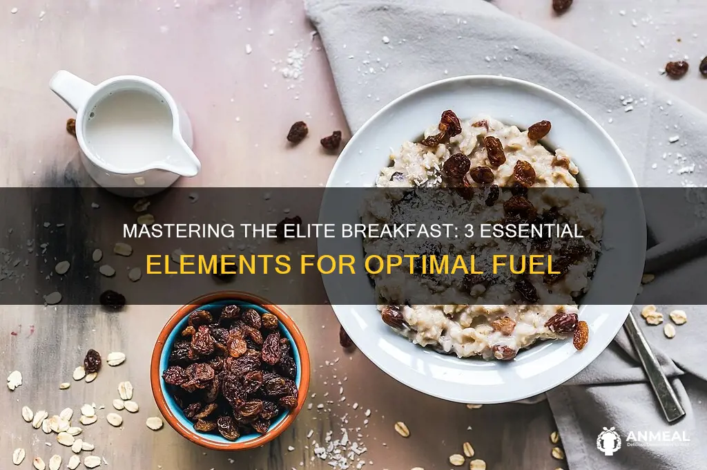 what is the elite breakfast 3 key elements