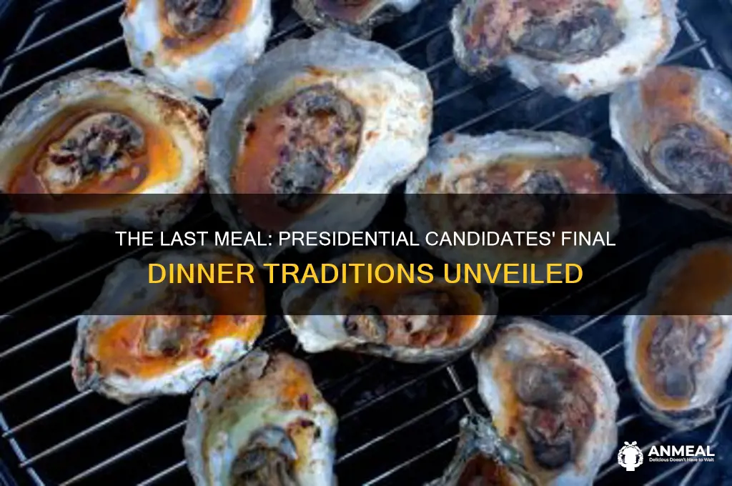 what is the final dinner for presidential candidates