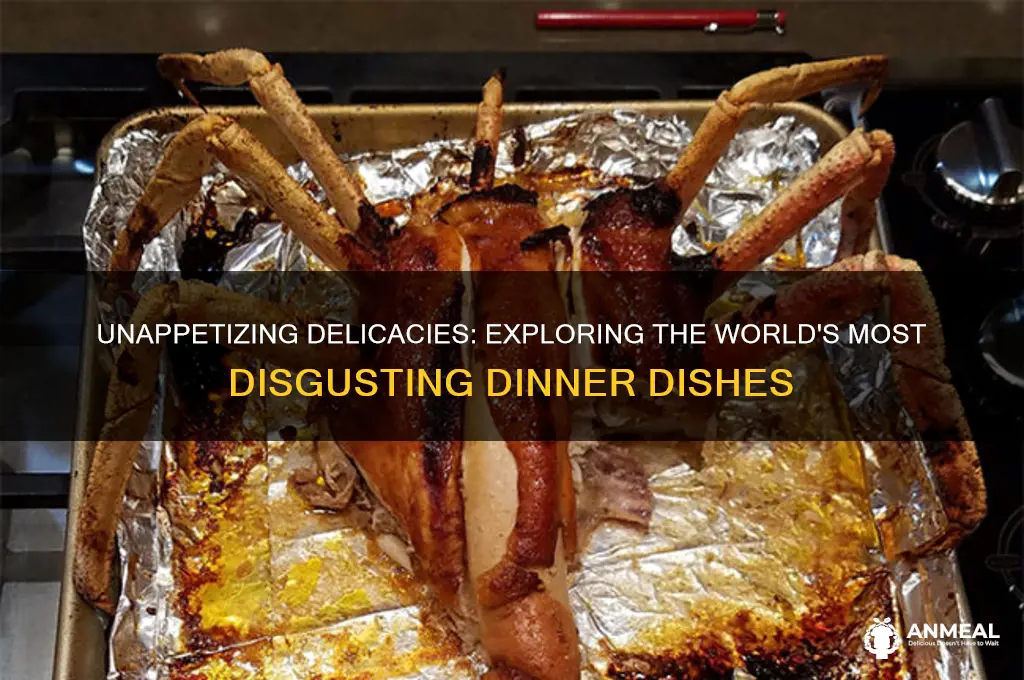 what is the grossest dinner in the world