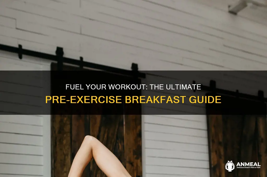 what is the healthiest breakfast before exercising