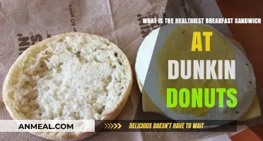 Discover Dunkin's Healthiest Breakfast Sandwich: A Nutritious Morning Choice