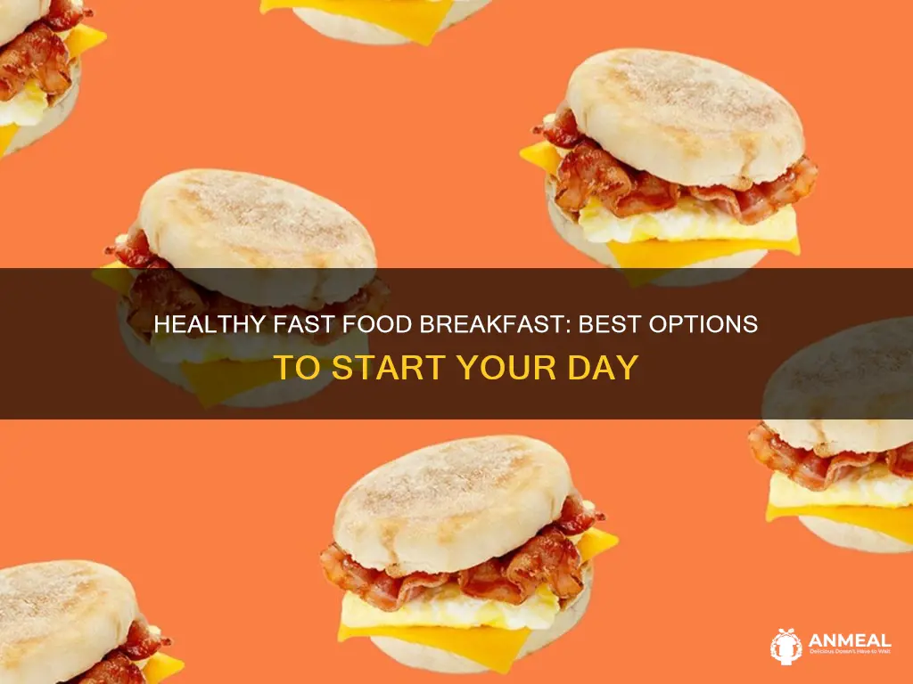 what is the healthiest fast food breakfast