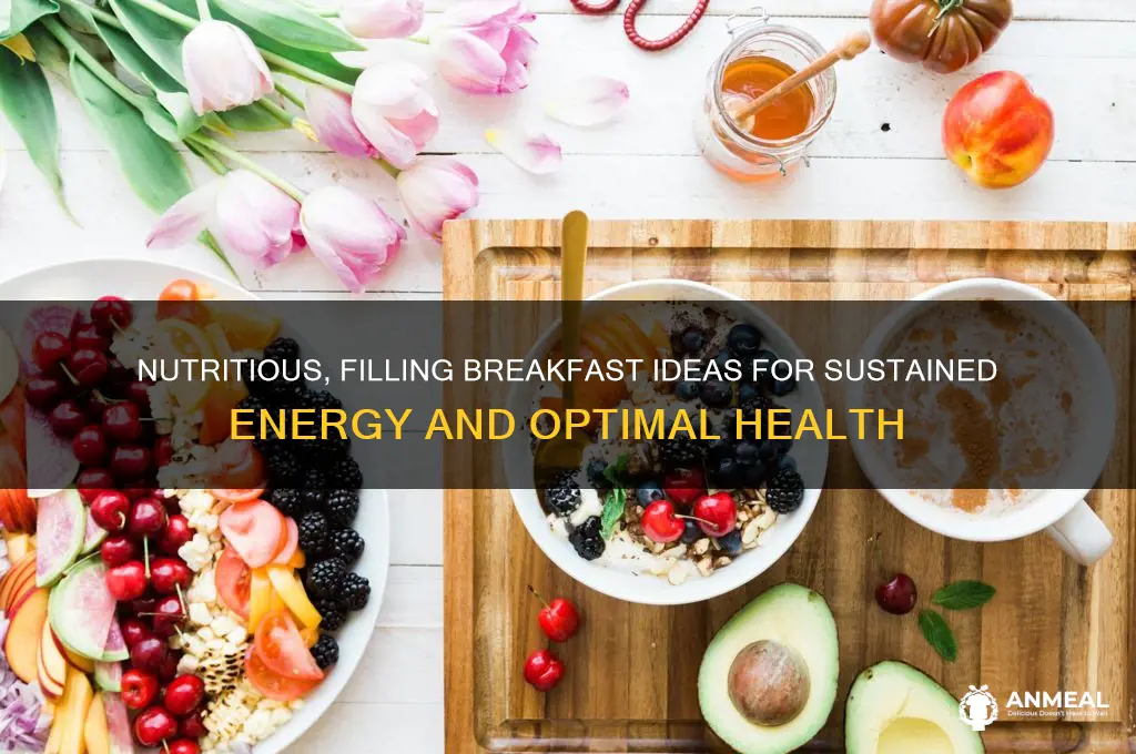 what is the healthiest most filling breakfast