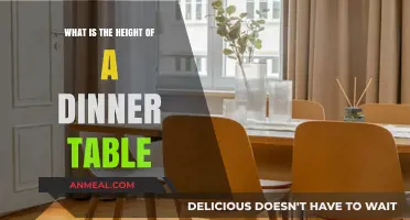 Standard Dinner Table Height: A Guide to Perfect Dining Comfort