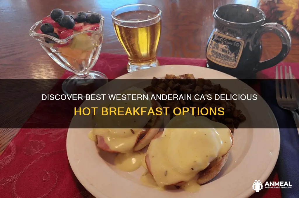 what is the hot breakfast at best western anderain ca