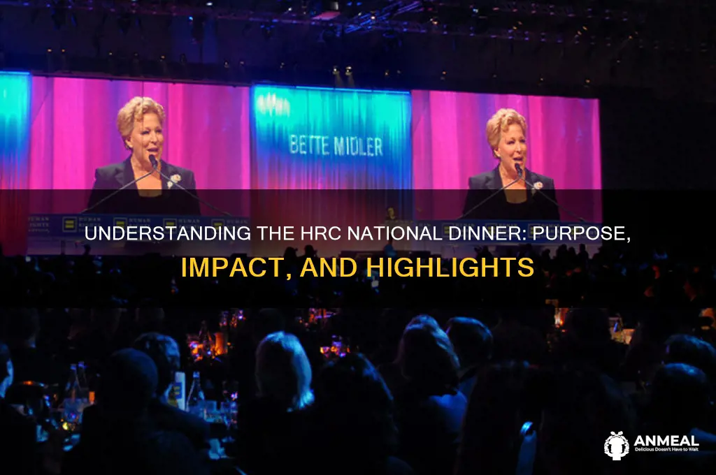 what is the hrc national dinner
