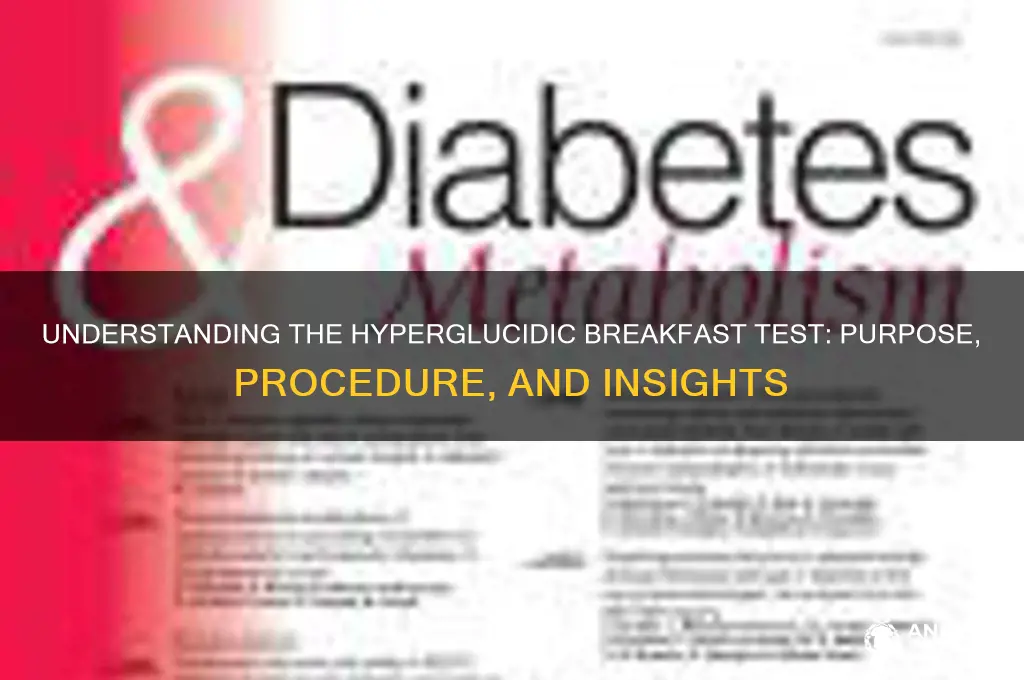 what is the hyperglucidic breakfast test