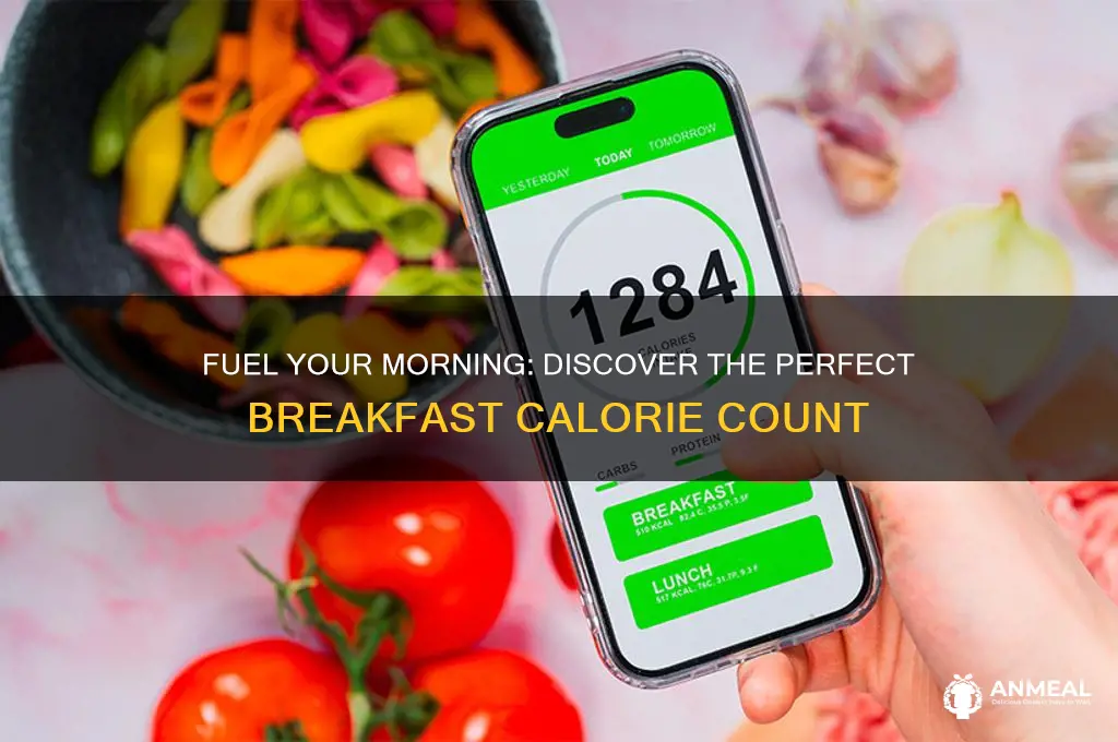 what is the ideal calories for breakfast