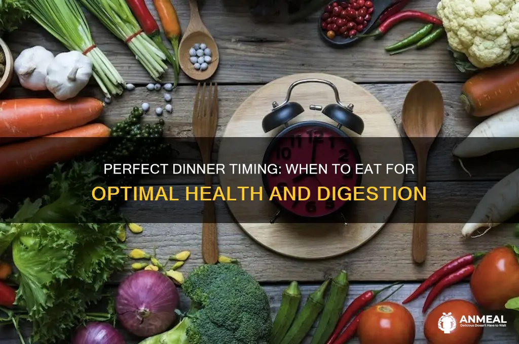 what is the ideal time for dinner
