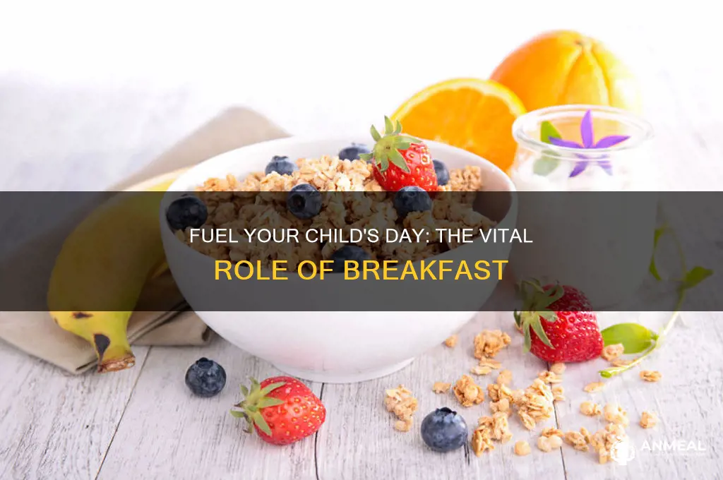 what is the importance of breakfast for a child