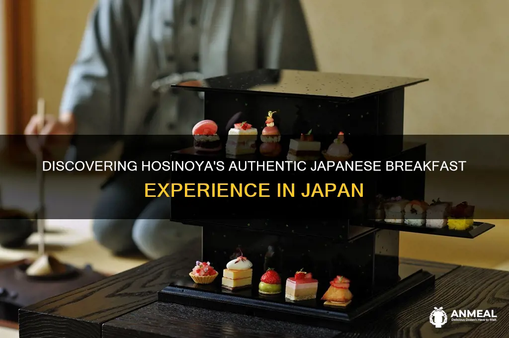 what is the japanese breakfast at the hosinoya