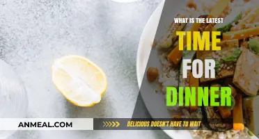 Optimal Dinner Timing: When is the Latest Time to Eat?