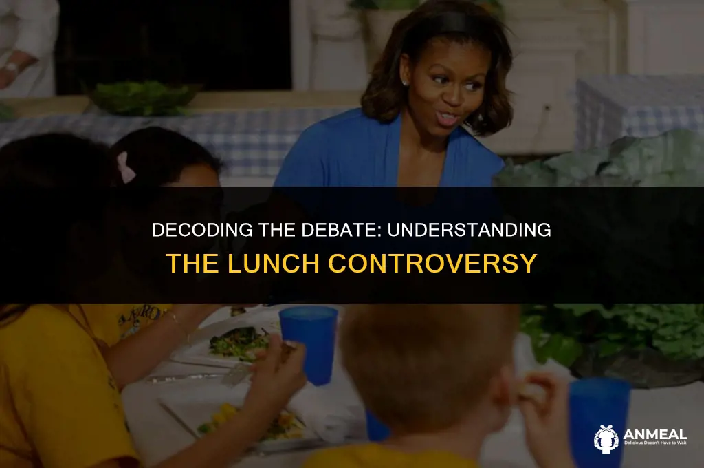 what is the lunch controversy