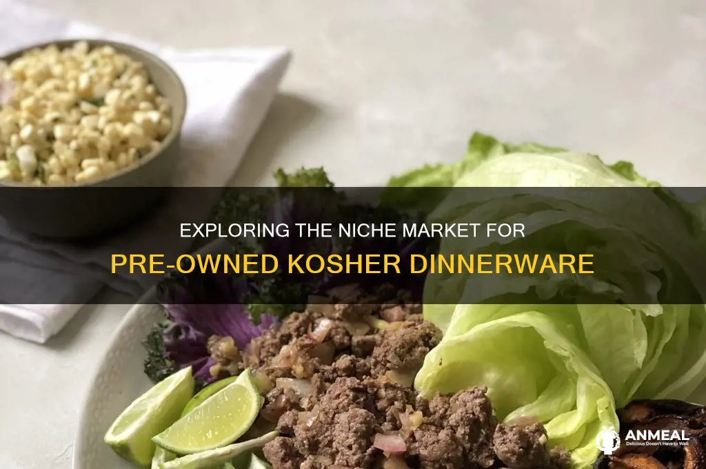what is the market for used kosher dinner ware