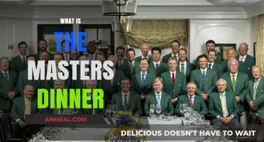 Unveiling the Tradition: What is the Masters Dinner?