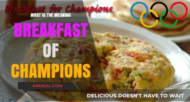 Breakfast of Champions: Decoding the Meaning Behind the Iconic Phrase