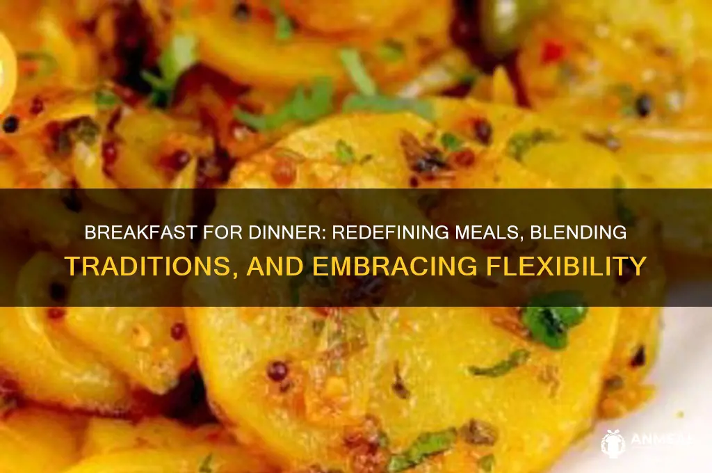 what is the meaning of breakfast for dinner