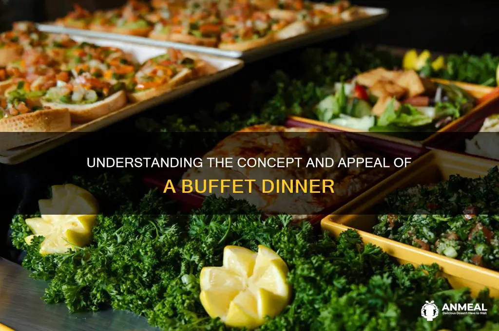 what is the meaning of buffet dinner