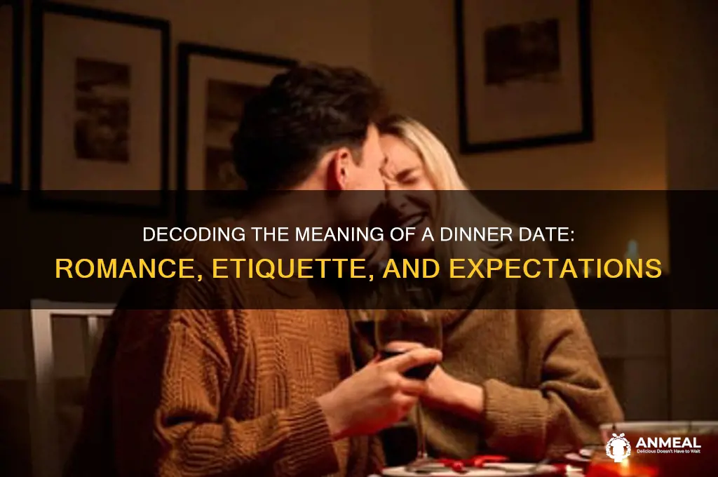 what is the meaning of dinner date