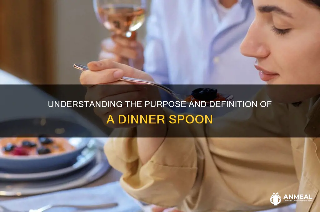 what is the meaning of dinner spoon