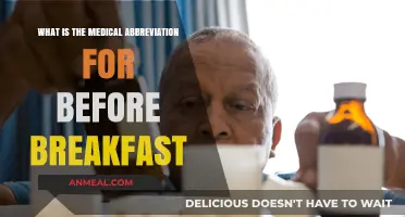 Understanding the Medical Abbreviation for Before Breakfast: A Quick Guide