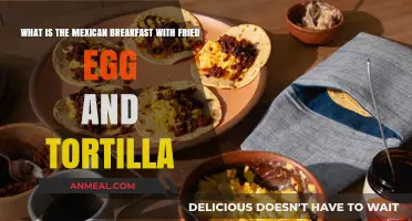 Discover Mexico's Classic Breakfast: Fried Egg and Tortilla Delight