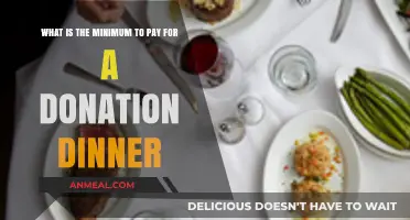 Understanding Minimum Contributions for Donation Dinner Events