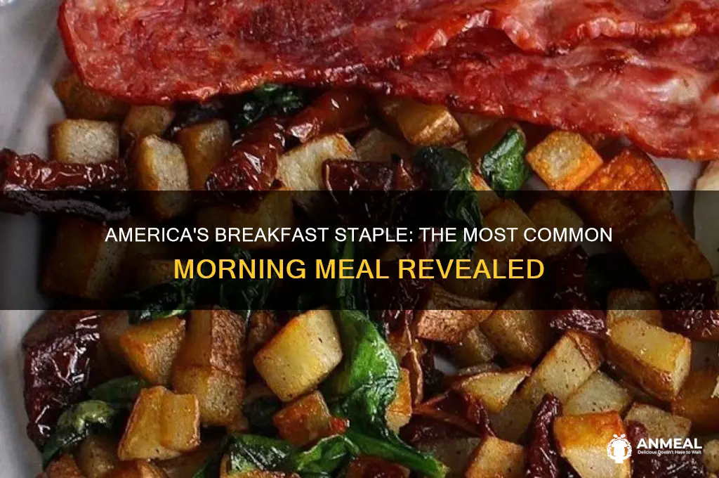 what is the most common breakfast food in america