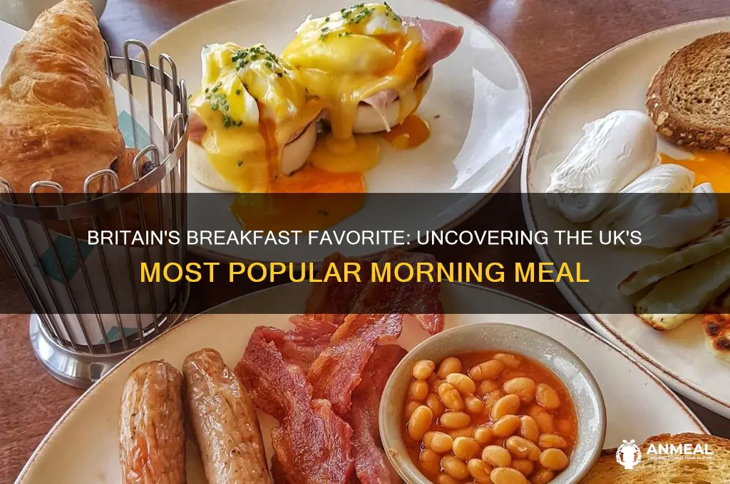 what is the most common breakfast food in the uk