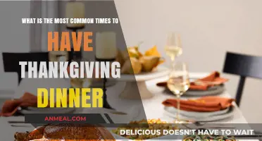When Do Most Families Gather for Thanksgiving Dinner?