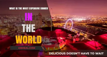 The World's Priciest Culinary Experience: Unveiling the Most Expensive Dinner