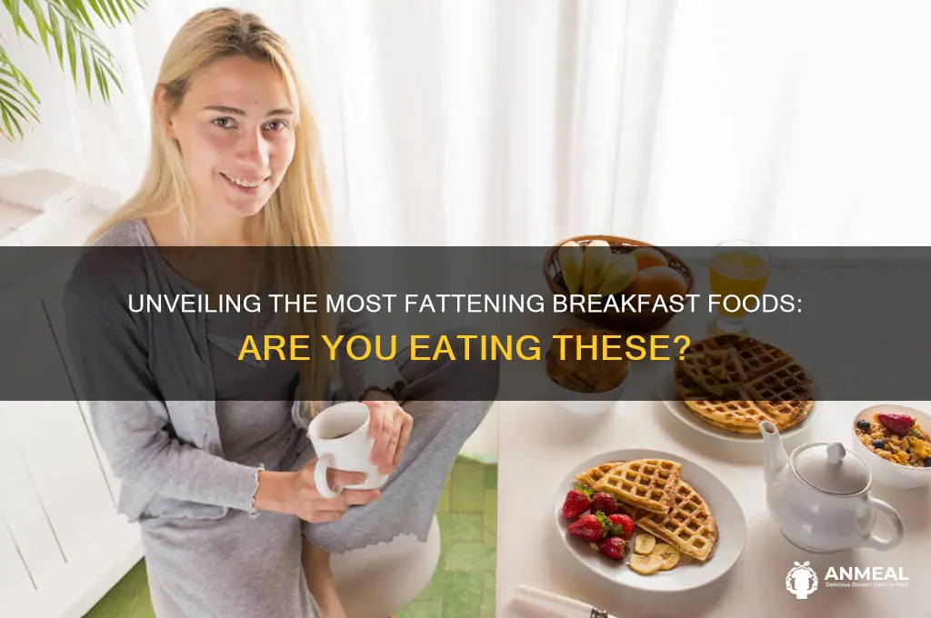 what is the most fattening breakfast food