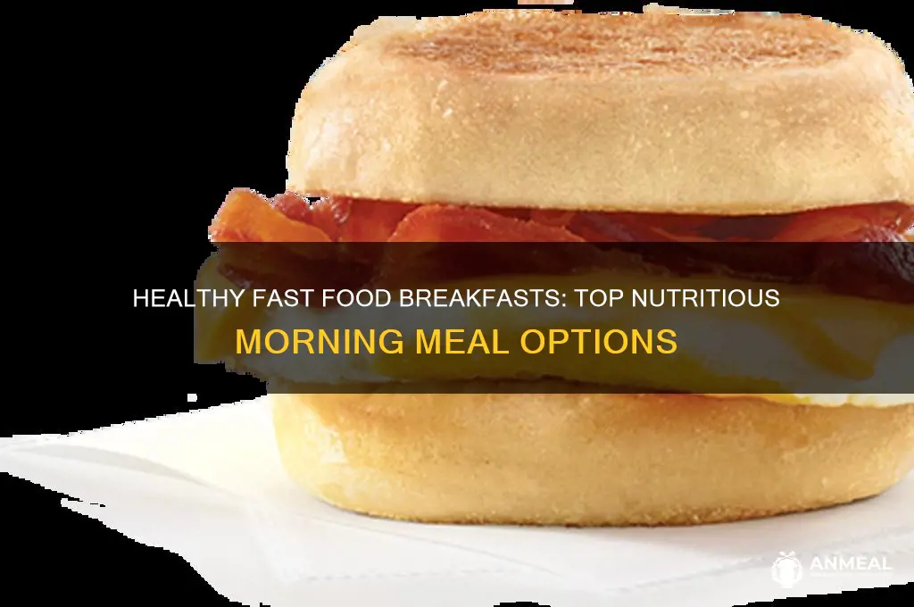 what is the most nutritious fast food breakfast