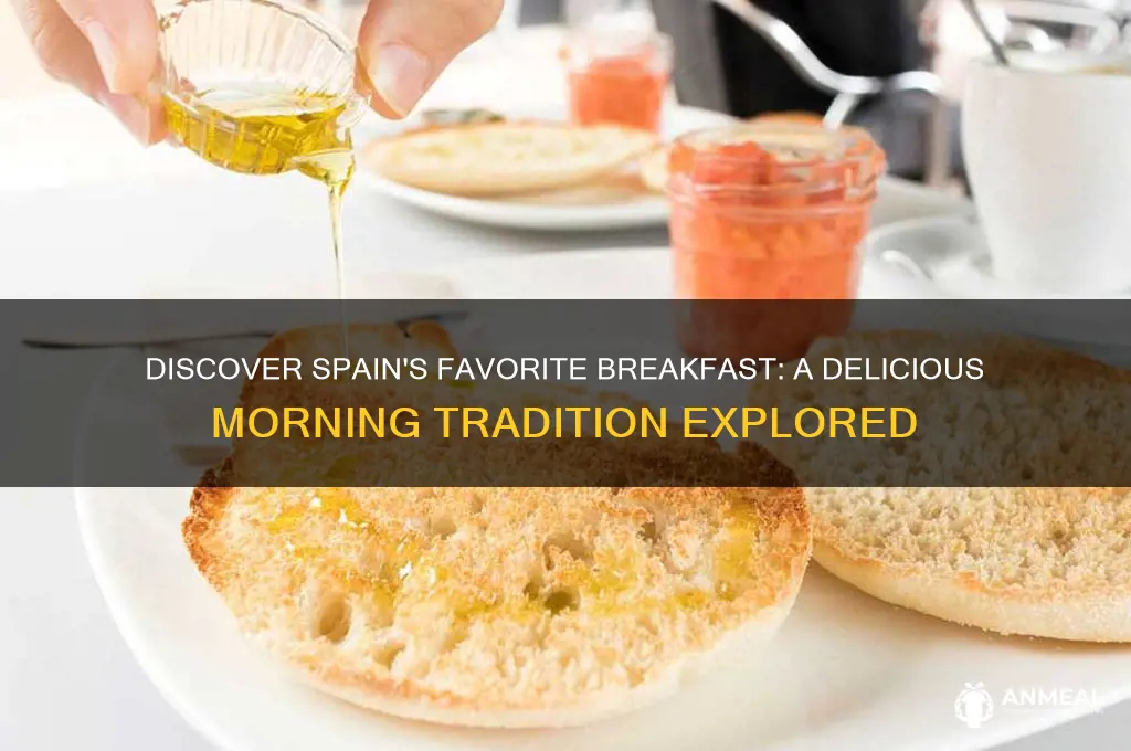 what is the most popular breakfast in spain