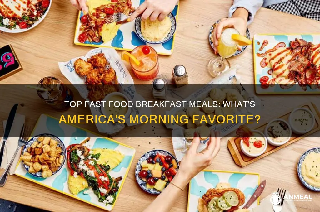what is the most popular fast food breakfast meal