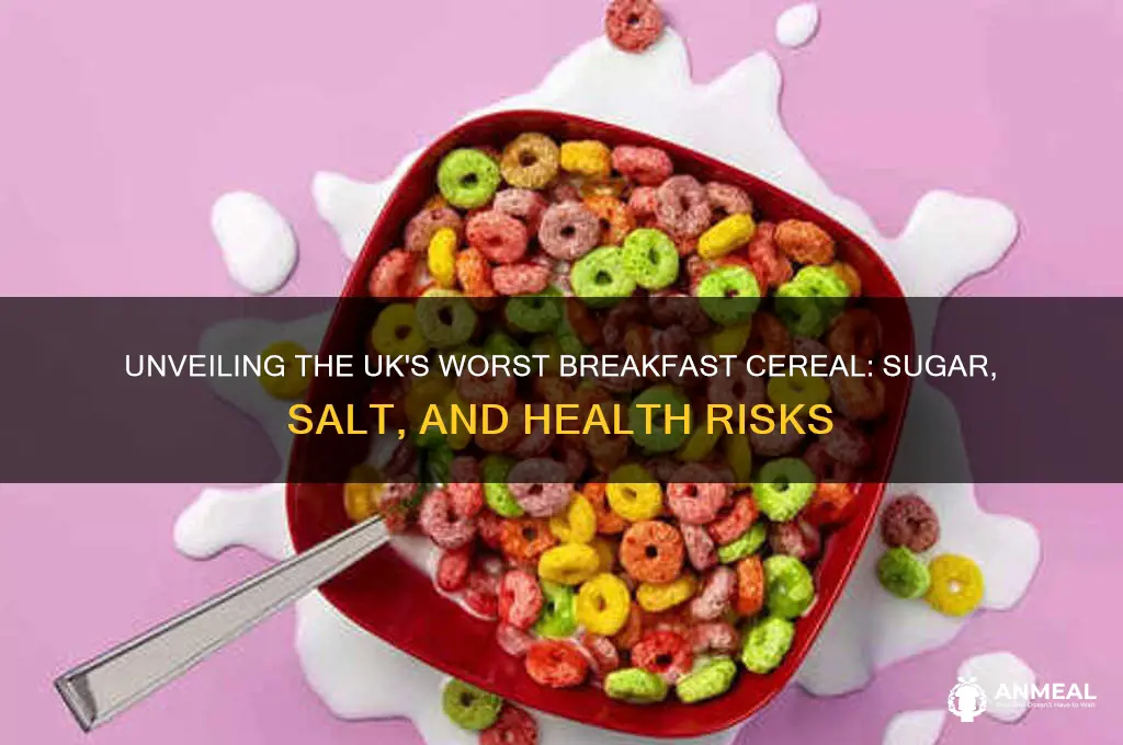 what is the most unhealthy breakfast cereal uk