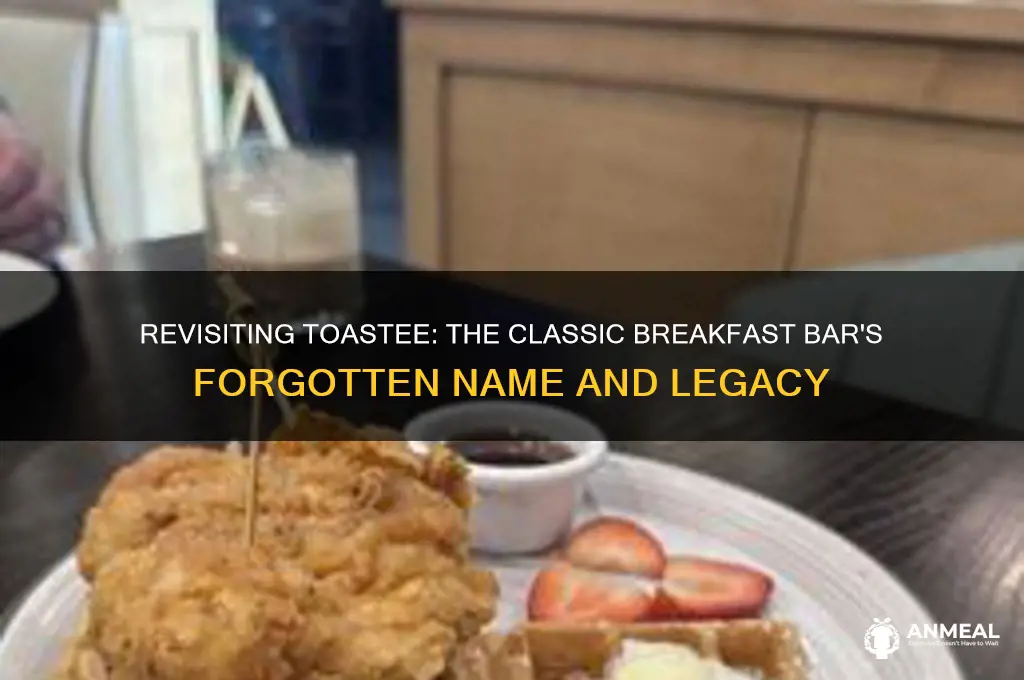 what is the name of the old breakfast bars toastee