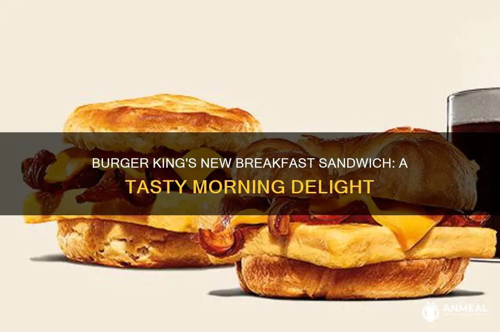 what is the new breakfast sandwich at burger king