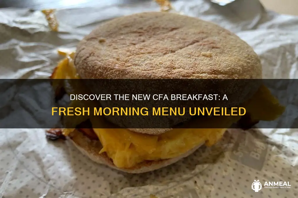 what is the new cfa breakfast