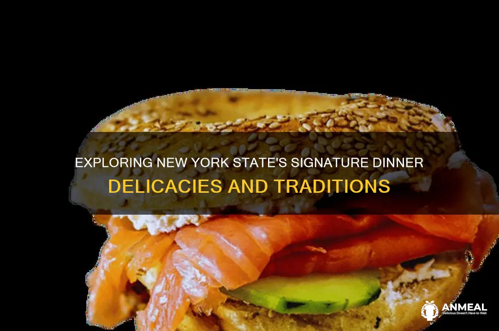 what is the new york state food dinner